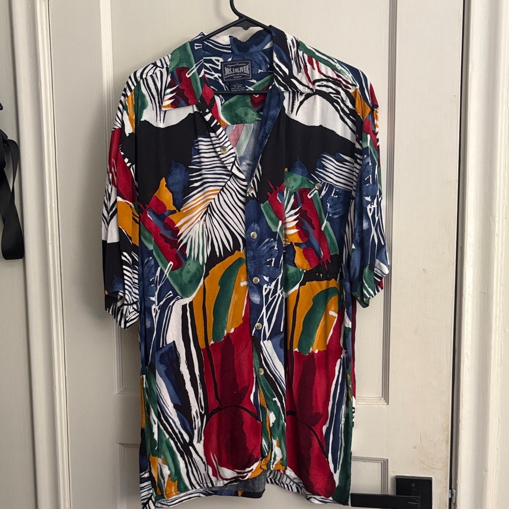 Vibrant Multicolor Men's Casual Shirt